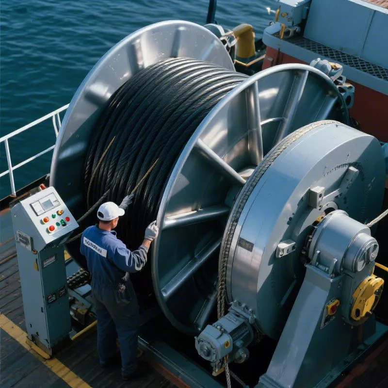 Cable Reel and Hot Roller